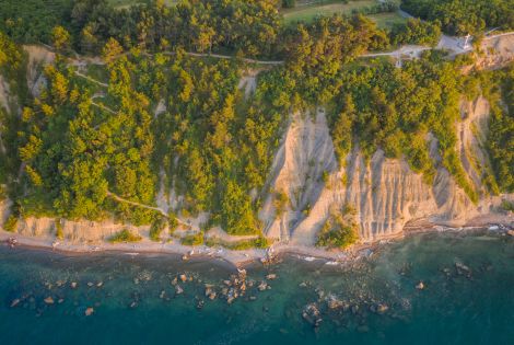Coastal foothpath